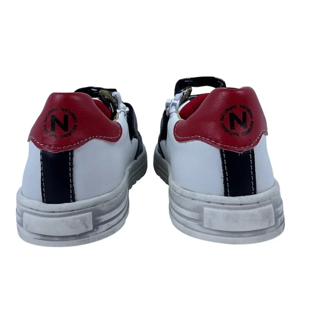 Naturino Little Kid Hess Sneaker Shoes Patriotic Stars Red White Blue SZ‎ EU 28